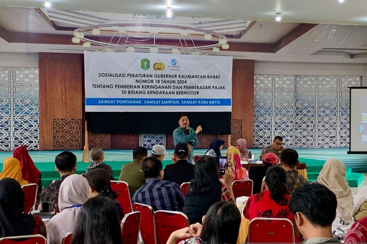 UPT PPD Pontianak sosialisasikan bebas denda pajak kendaraan