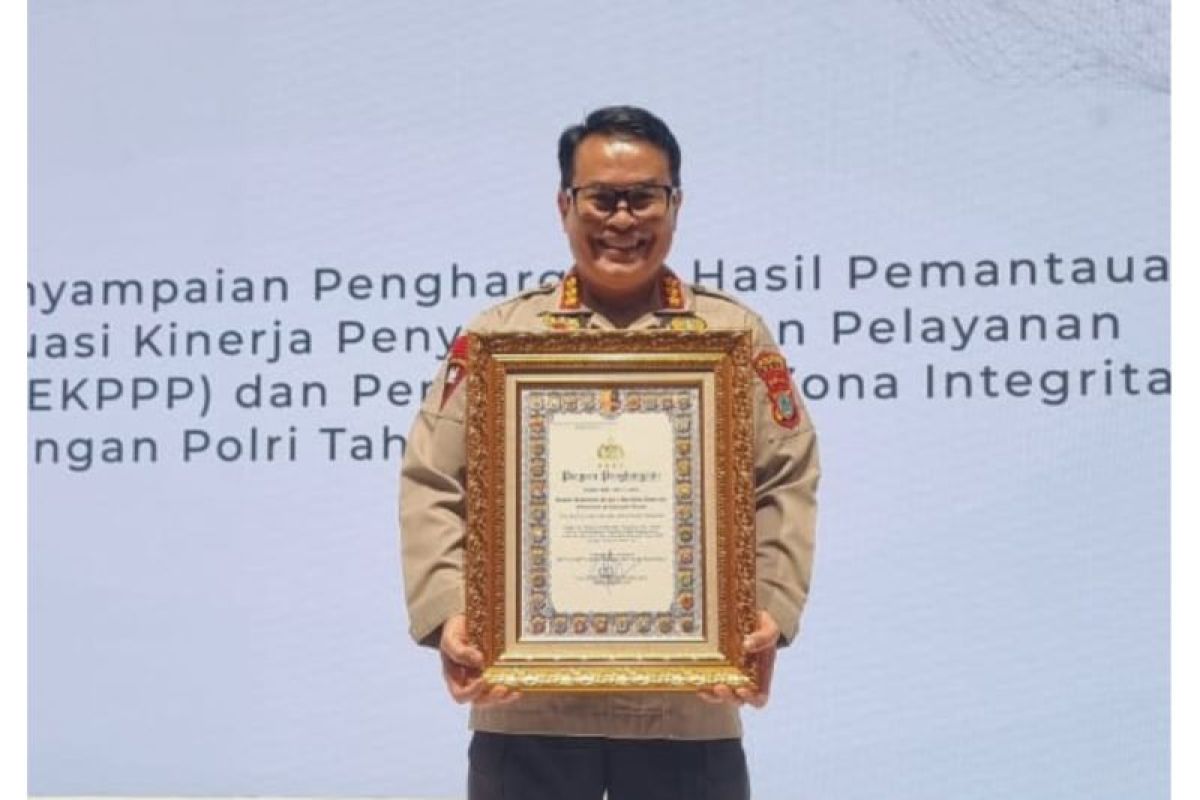 Polresta Palu raih penghargaan kategori A pelayanan prima dari Kapolri