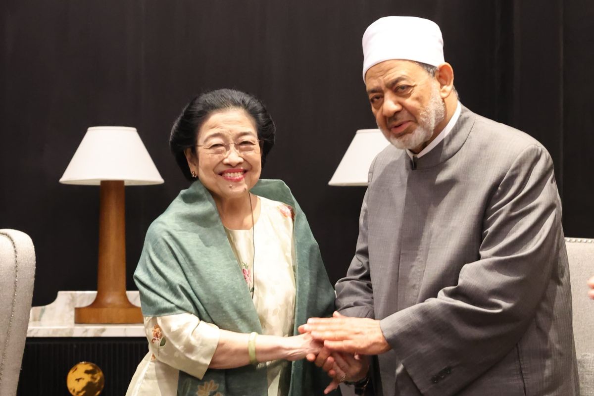 Megawati berdialog hangat dengan Imam Besar Al Azhar Ahmed El-Tayeb