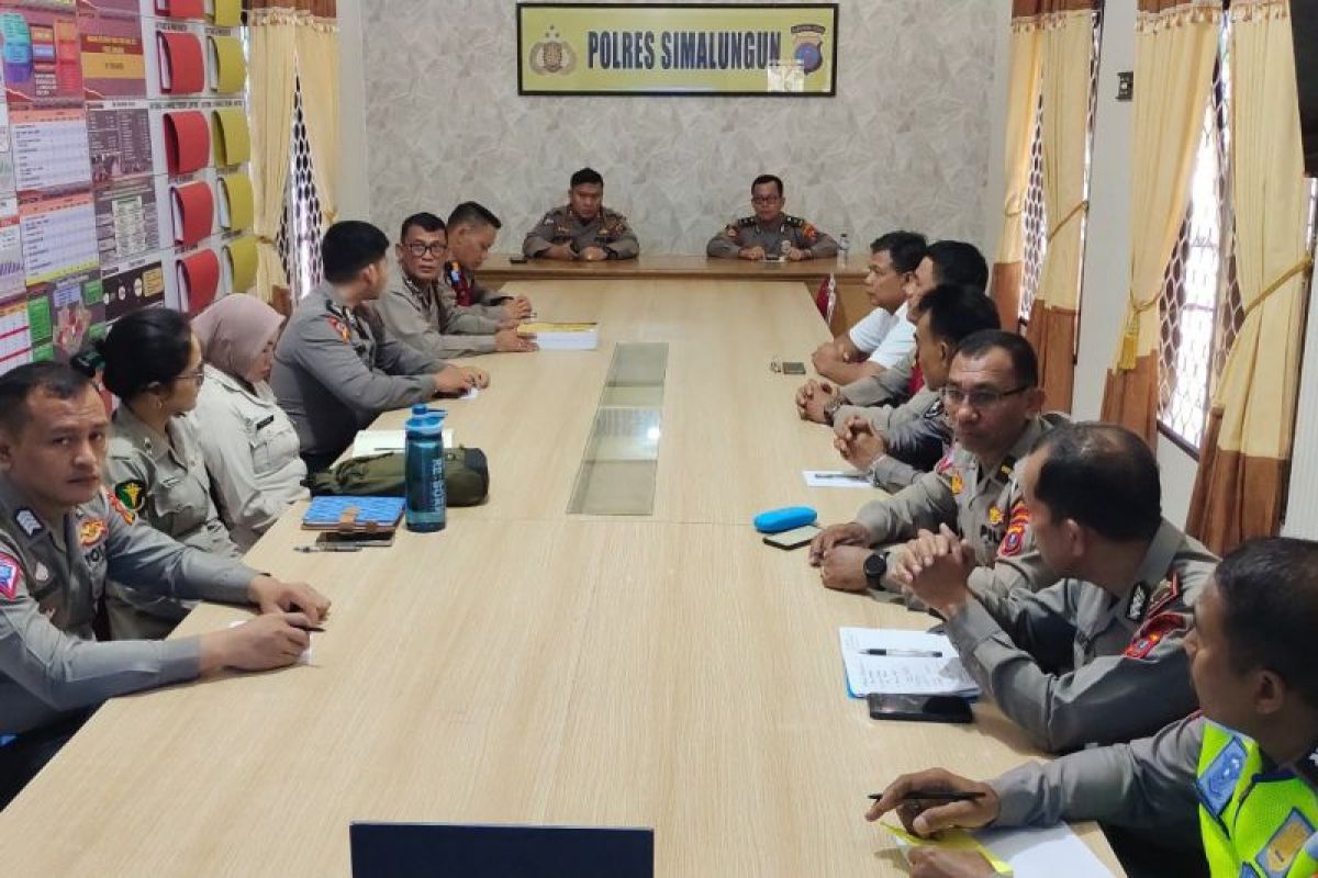 Jelang PON, Polres Simalungun ikuti pelatihan pra operasi Patuh Toba