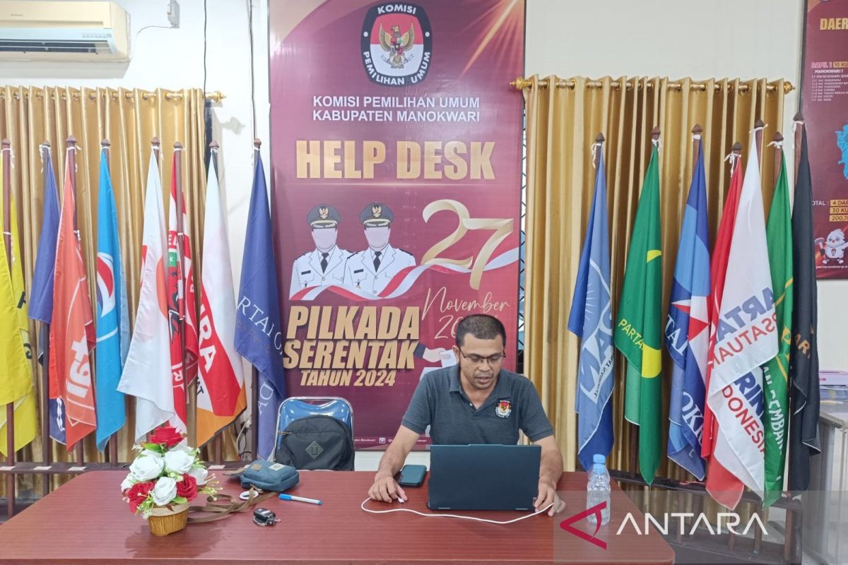 KPU Manokwari sediakan pusat bantuan pendaftaran paslon