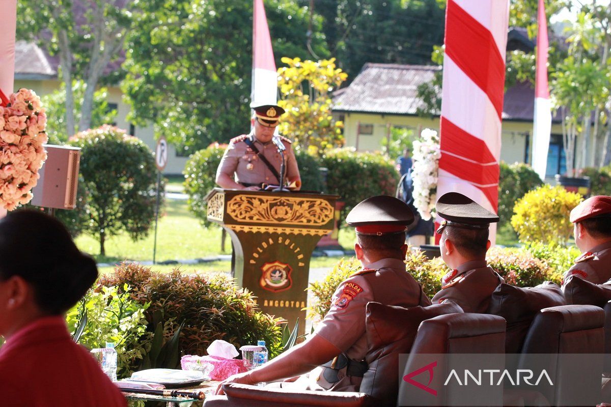 Kapolda Sultra pimpin upacara penutupan pembentukan Bintara Polri Tahun 2024