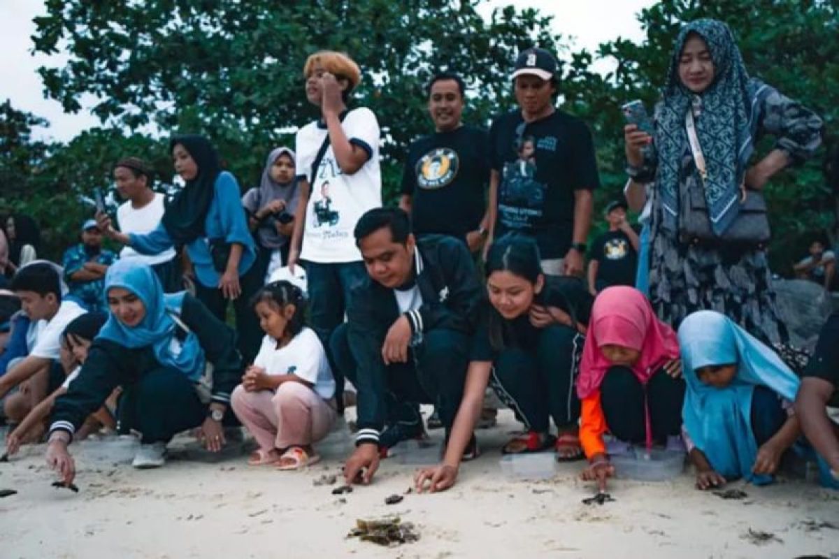 Witiarso Utomo lepaskan anak penyu dan tanam mangrove di Karimunjawa