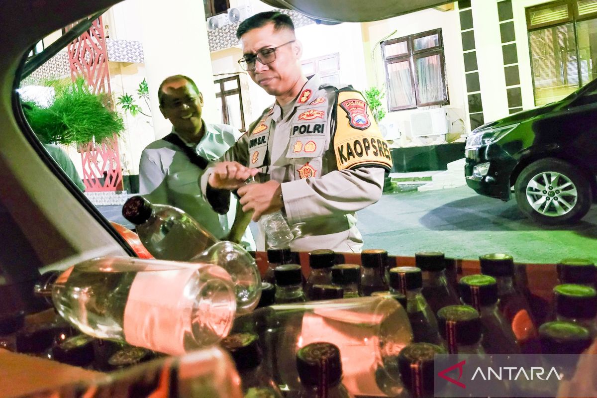 Picu tindak kejahatan, Polres Situbondo perkuat razia peredaran miras