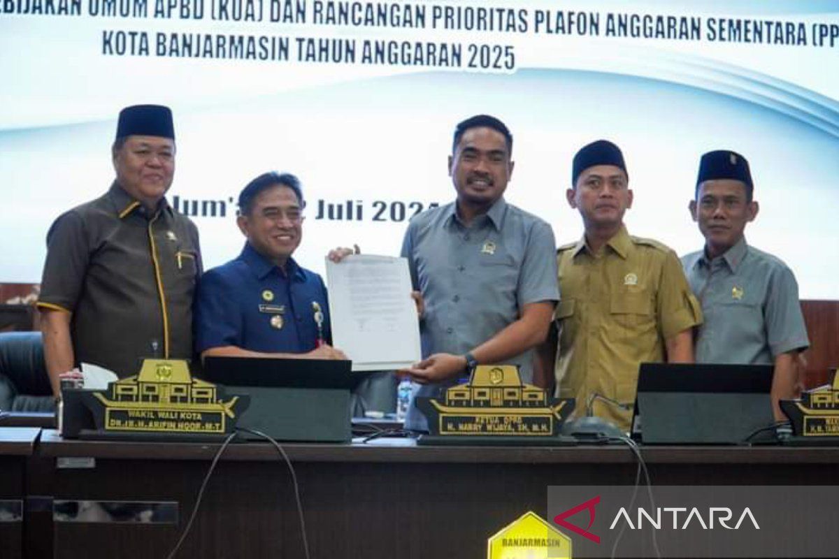 DPRD Banjarmasin terima pengajuan Rancangan KUA-PPAS 2025