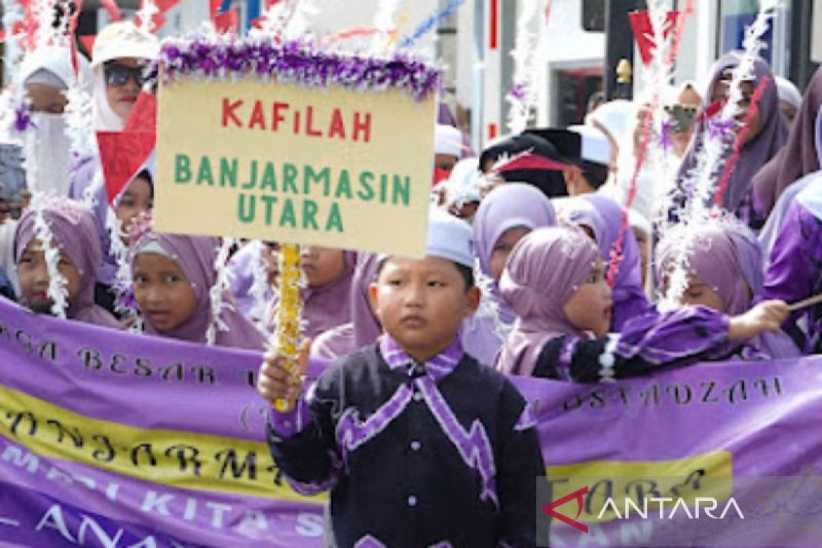 Ratusan santri ikuti Festival Anak Sholeh Indonesia 2024 di Banjarmasin