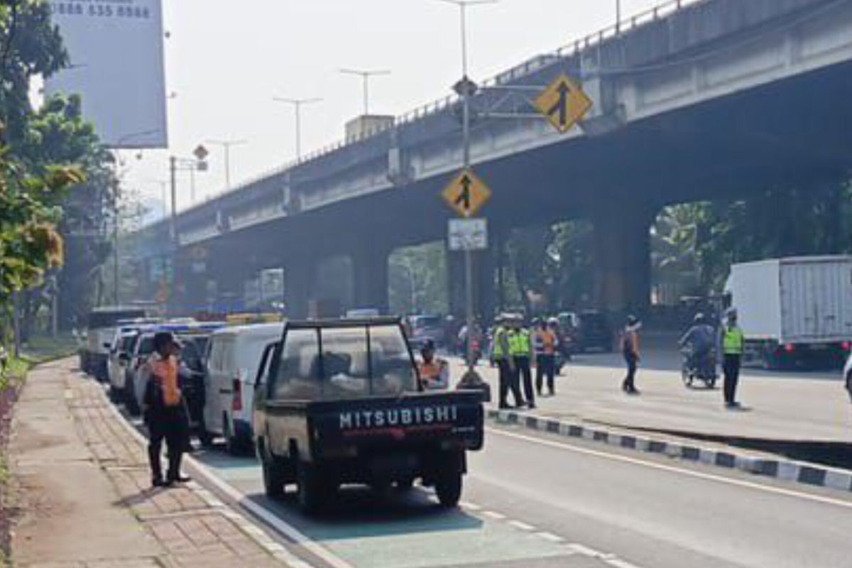 12 kendaraan terjaring operasi kelaikan angkutan di Jakpus