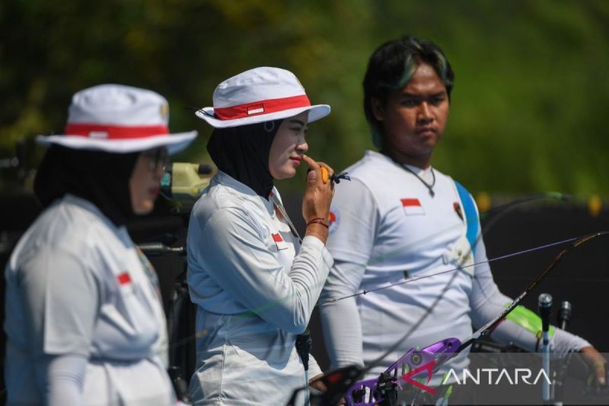 Olimpiade 2024: Tim panahan putri Indonesia atasi Malaysia di babak eliminasi 1/8