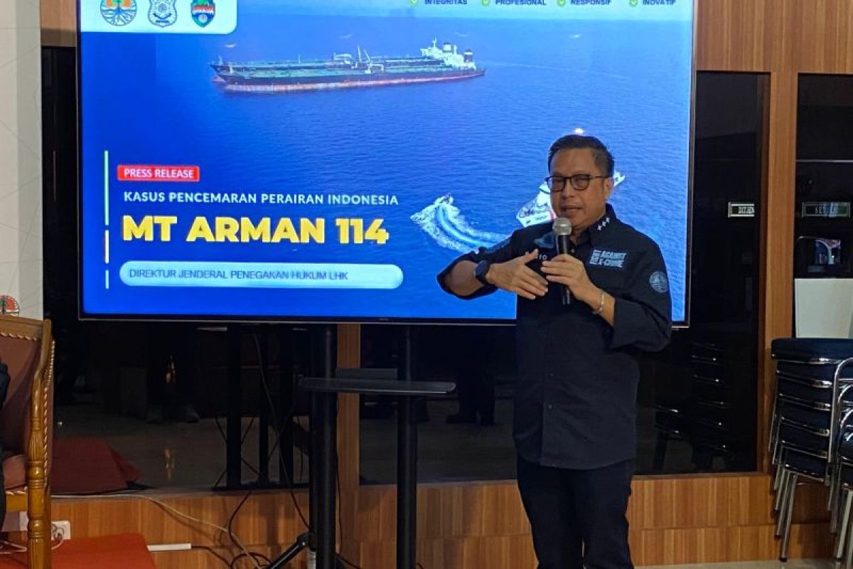 KLHK: Vonis MT Arman 114 pelajaran bagi kapal asing tak cemari laut RI