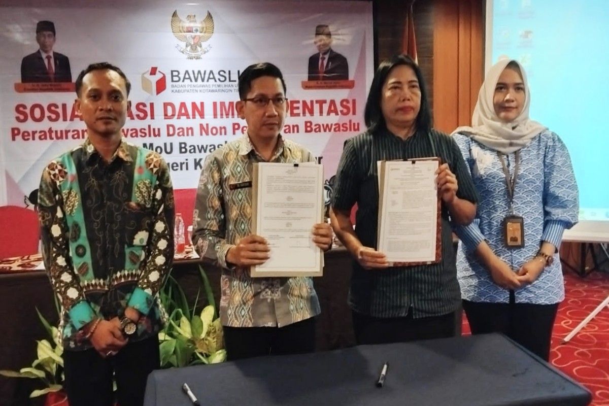 Jelang Pilkada 2024, Bawaslu-Kejari Kotim jalin kerja sama