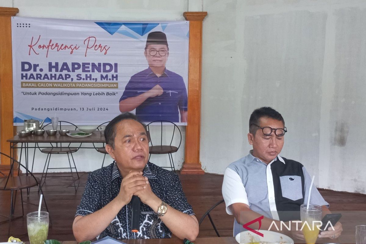 Hapendi Harahap optimistis diusung parpol maju Pilkada Padangsidimpuan