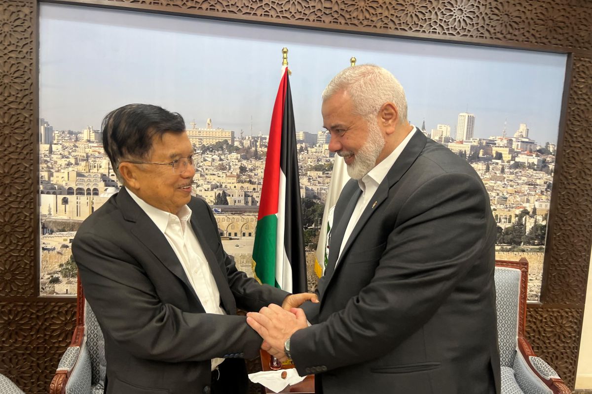 JK bahas kondisi terkini Palestina bersama Hamas - ANTARA News