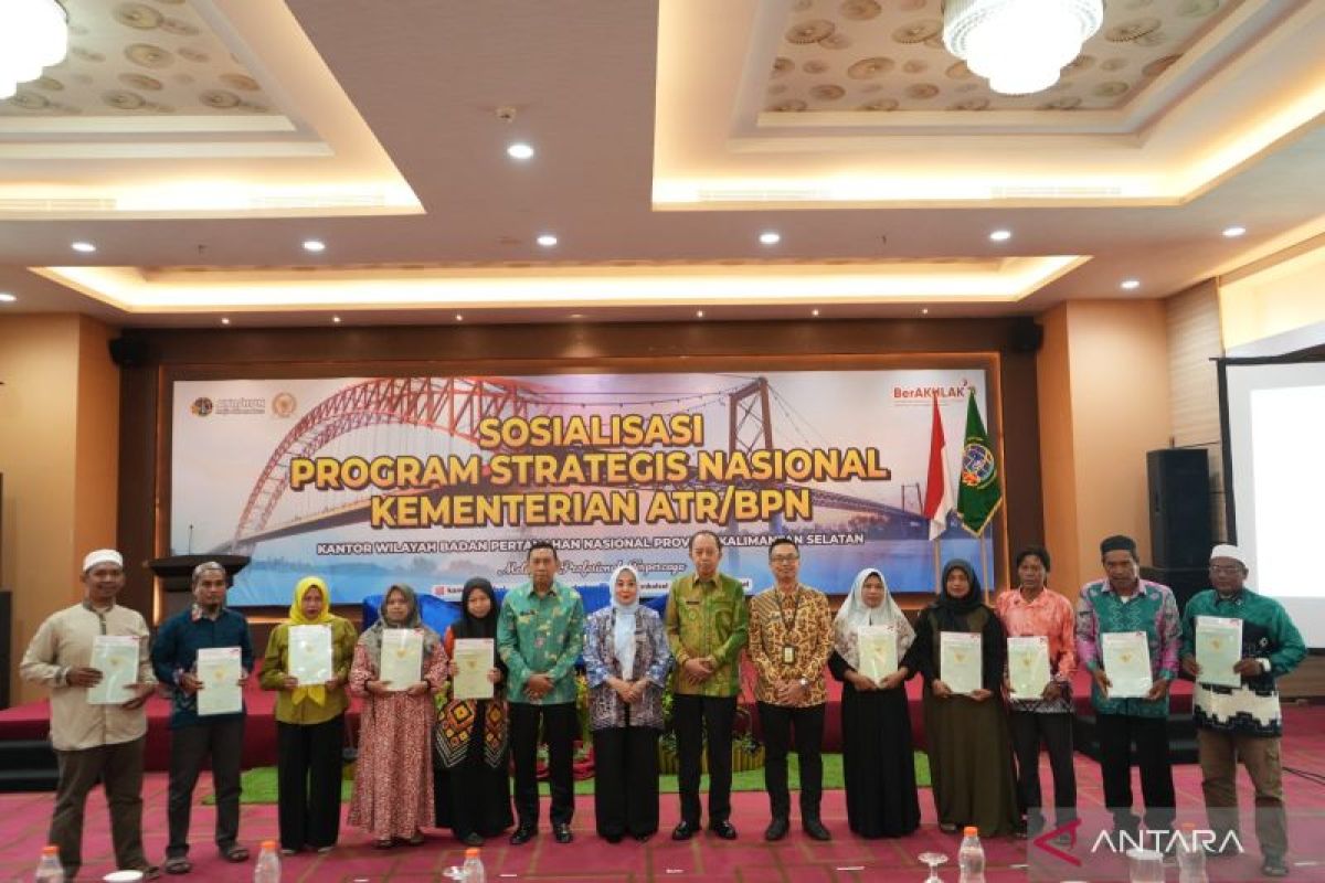 Kementerian ATR/BPN dan Komisi II DPR RI sosialisasikan Program Strategis Nasional