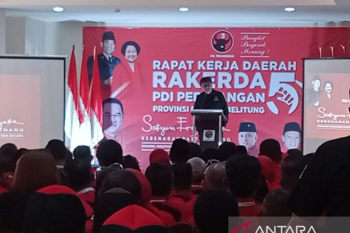 Djarot minta kader PDI Perjuangan Babel solid jelang Pilkada 2024