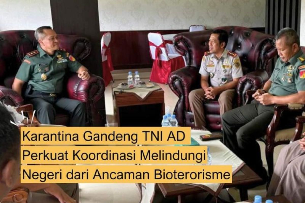 Karantina bersinergi Kodam XII/Merdeka cegah ancaman bioterorisme