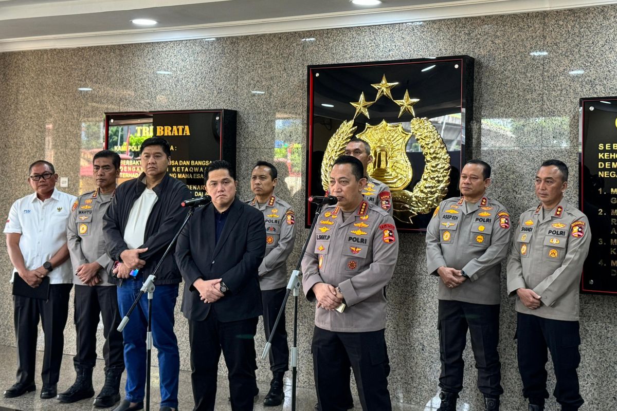 Polri dan PSSI pastikan keamanan liga sepak bola di Indonesia