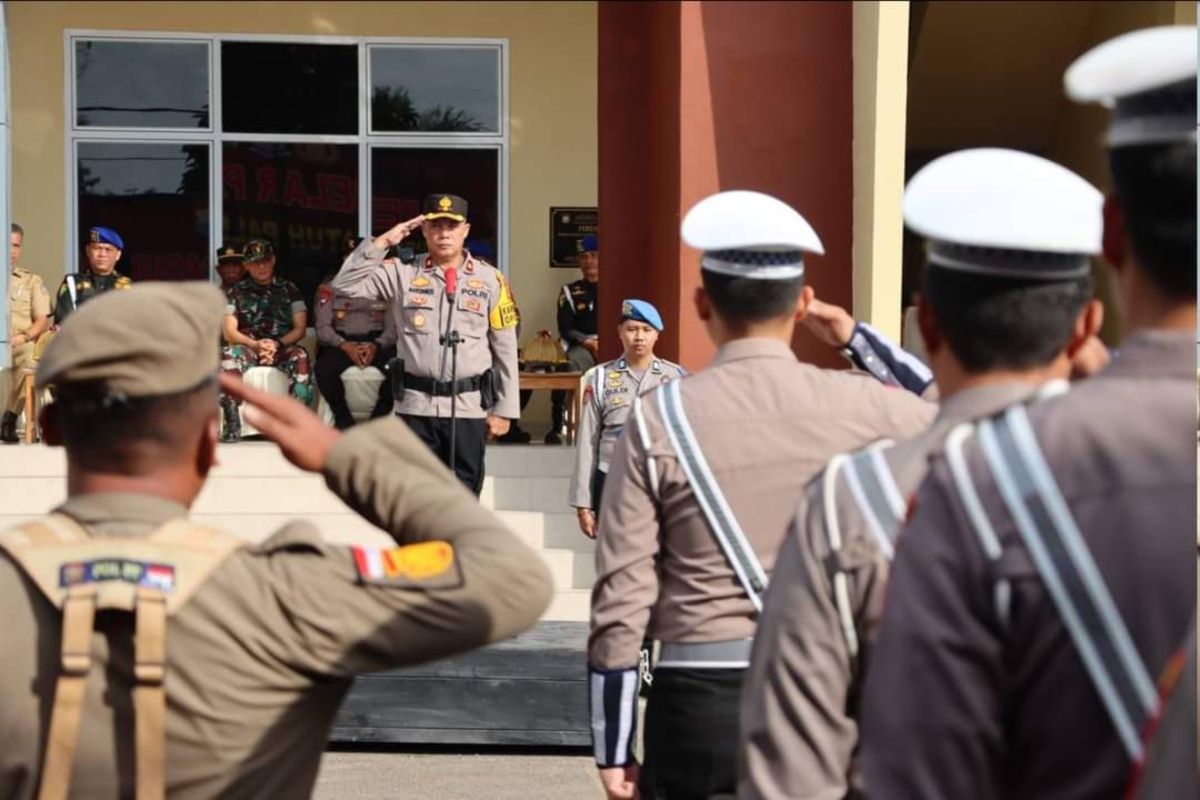 Polres Bone kerahkan 61 personel dalam Operasi Patuh Pallawa 2024