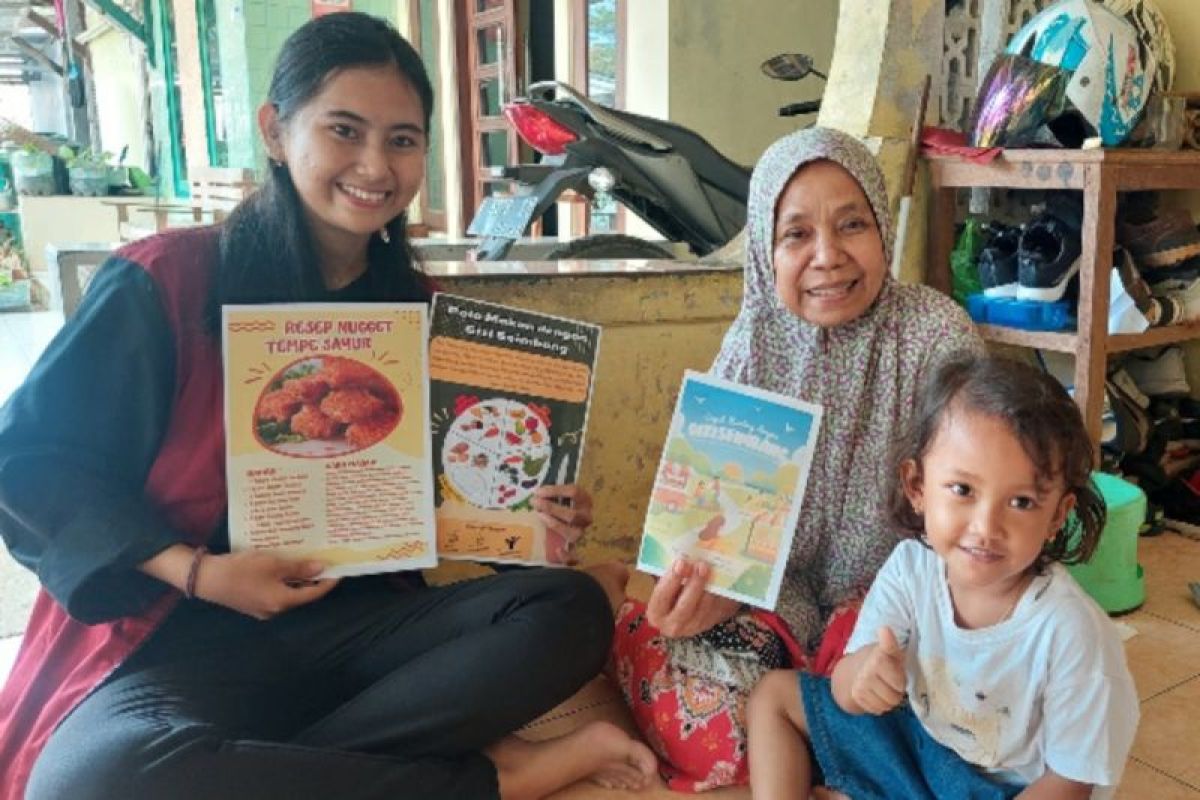 Mahasiswa KKN USM latih warga bikin "nugget" tempe dan sayuran