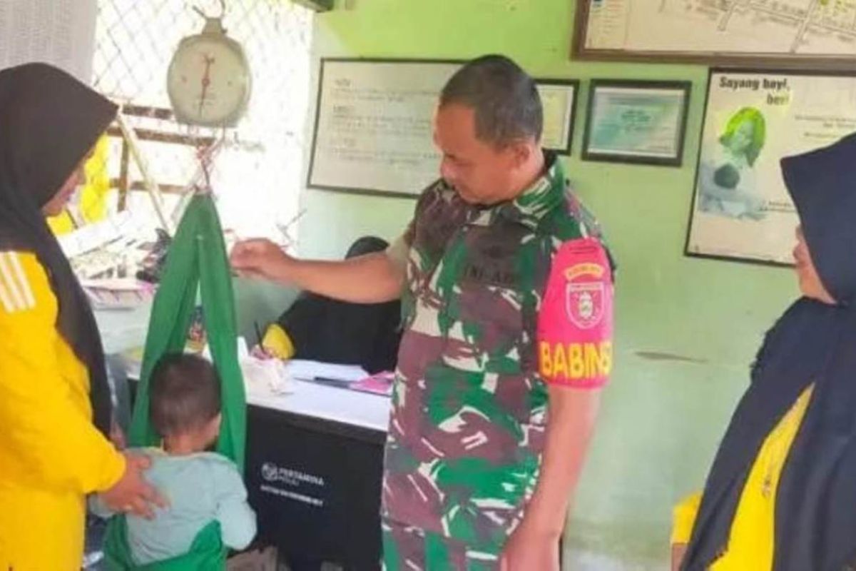 Babinsa efektif bantu tekan stunting  dari tingkat dasar