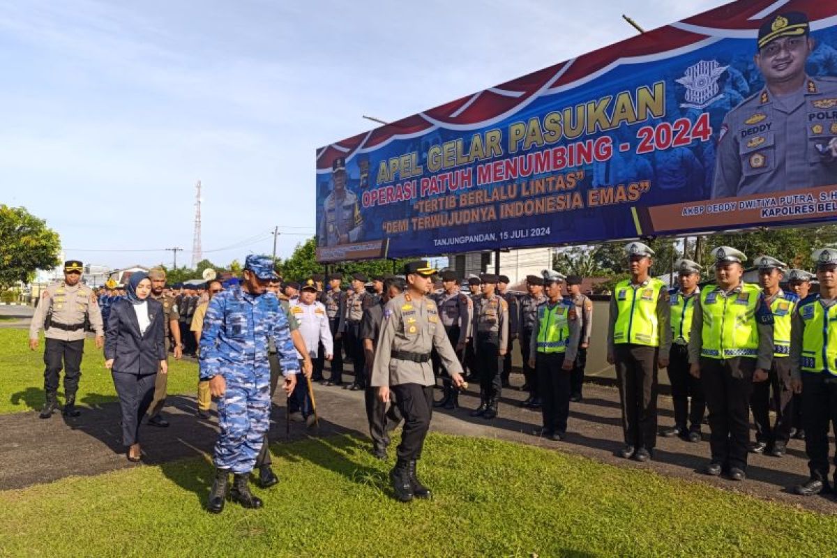 Polres Belitung tekan angka kecelakaan lalu lintas melalui OPM 2024