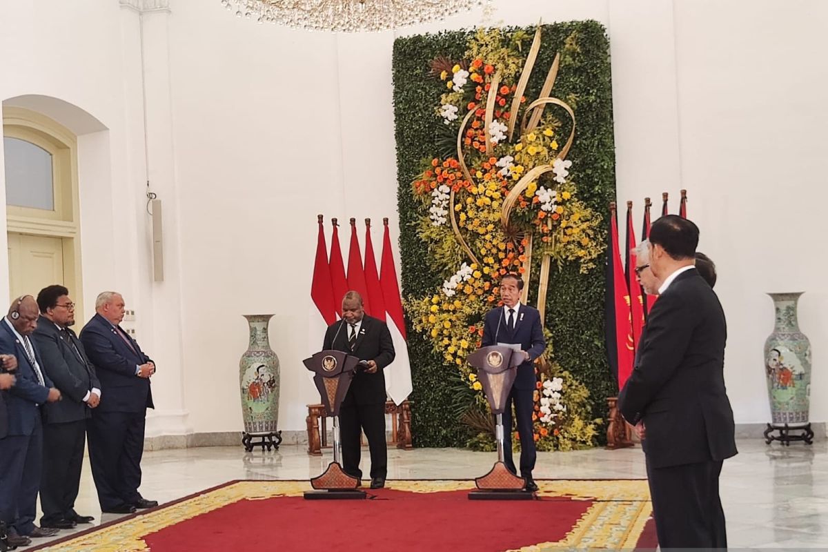 Presiden Jokowi jumpa PM Papua Nugini, hasilkan perjanjian ini