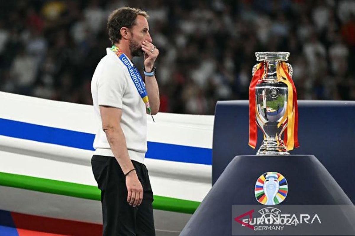 Piala Eropa 2024 - Southgate masih pikir-pikir latih lagi Inggris