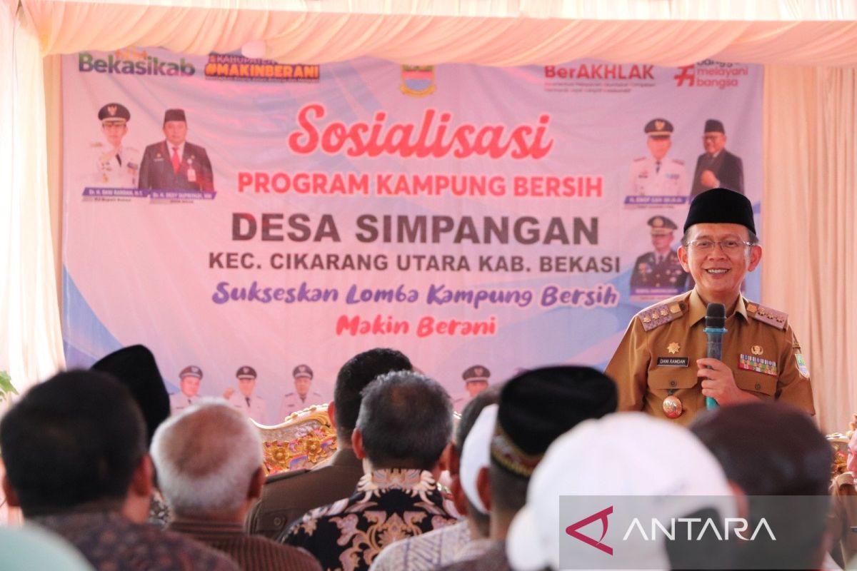 Pemkab Bekasi tingkatkan kesadaran perilaku hidup sehat lewat lomba kampung bersih