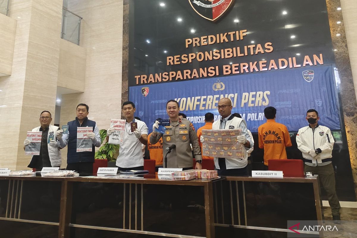 Kasus penipuan daring dan TPPO, Polri tangkap seorang WNA