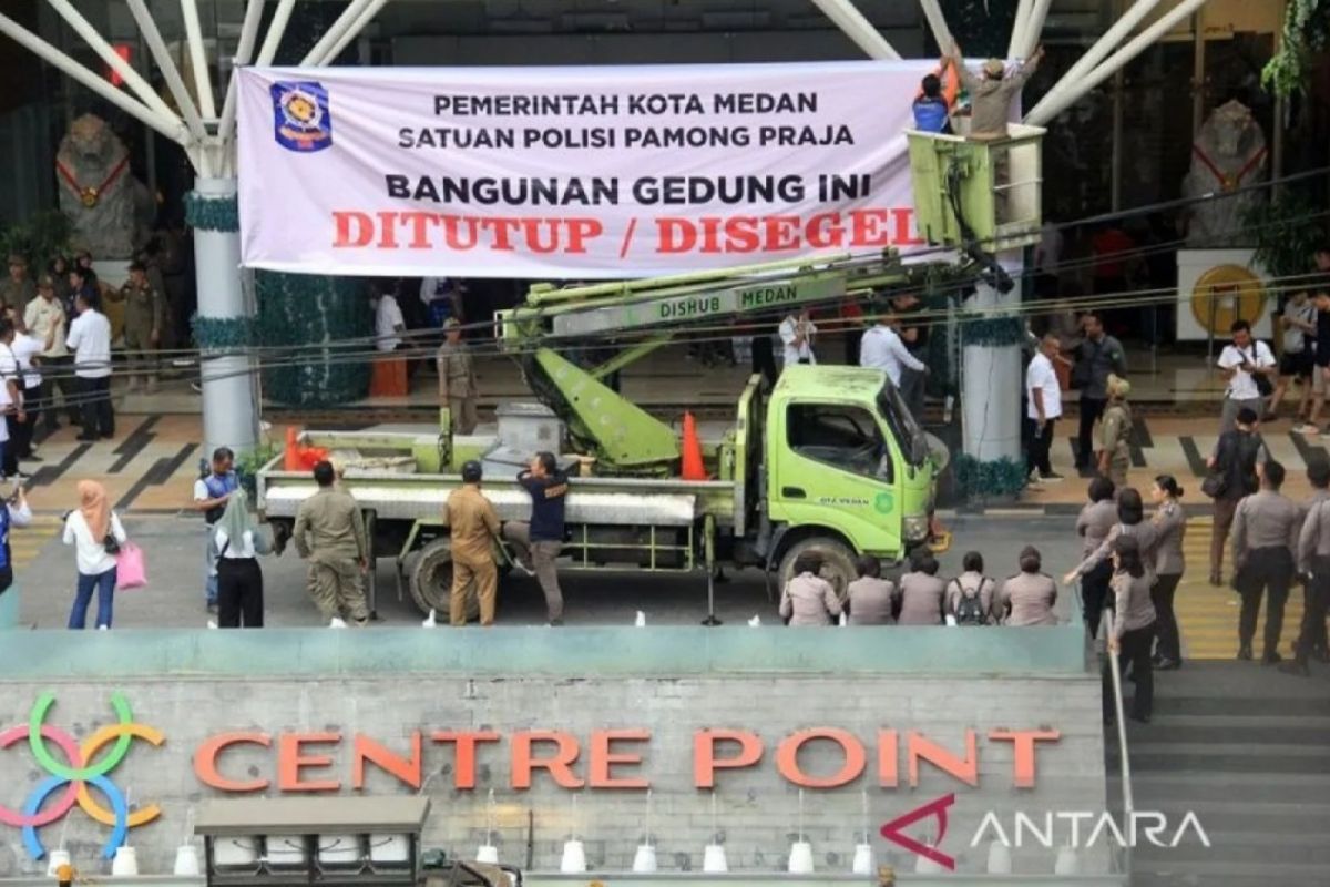 Mal Centre Point harus kosong dalam seminggu ke depan, perintah Wali Kota Medan