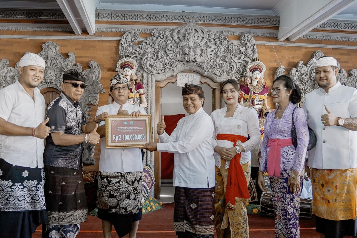 Pemkab Badung bantu bangun wantilan di Banjar Tampak Gangsul, Denpasar