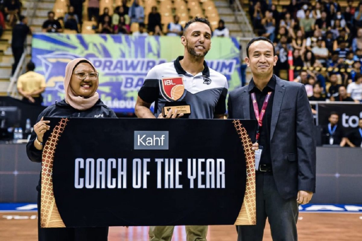 David Singleton raih gelar Coach of The Year IBL empat kali beruntun