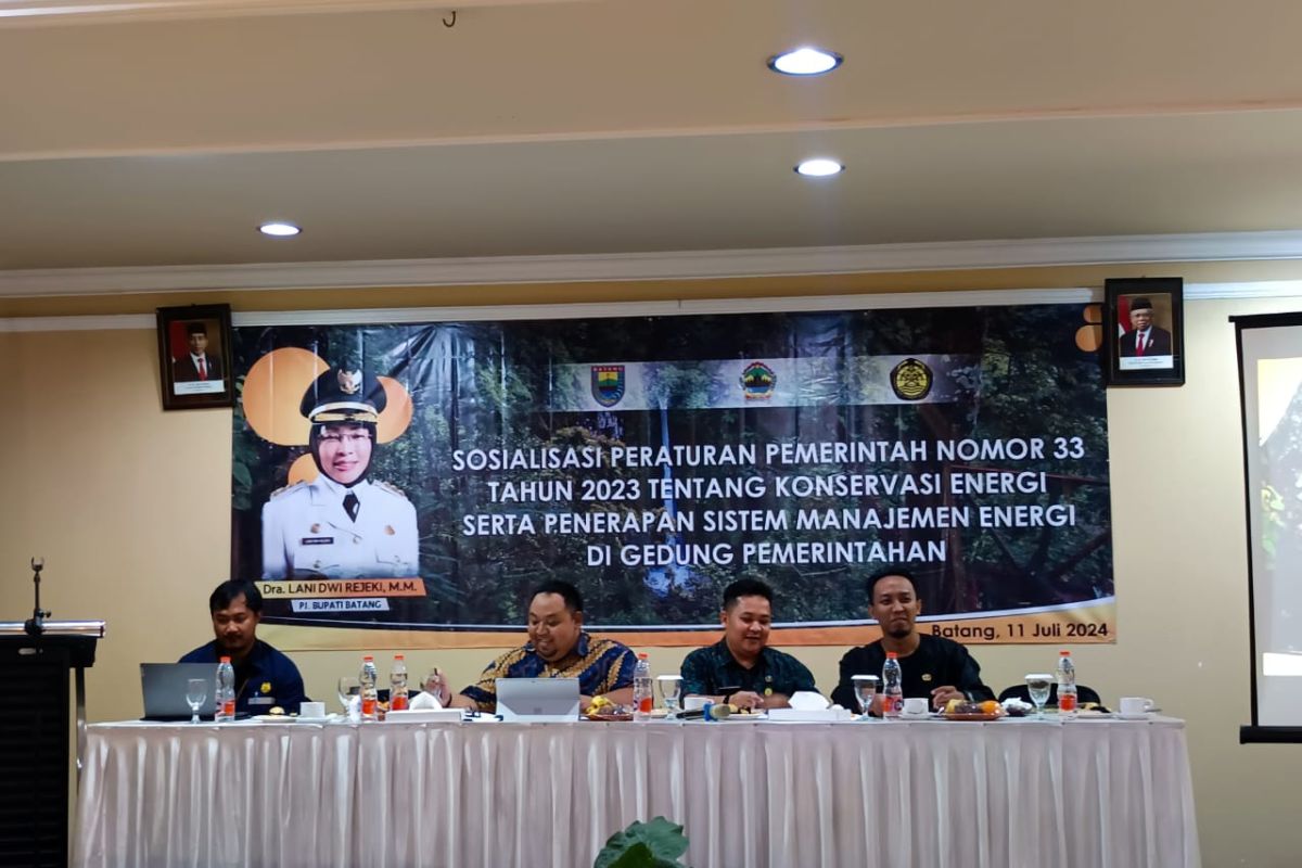 Pemkab  Batang giatkan program konservasi dan sistem manajemen energi