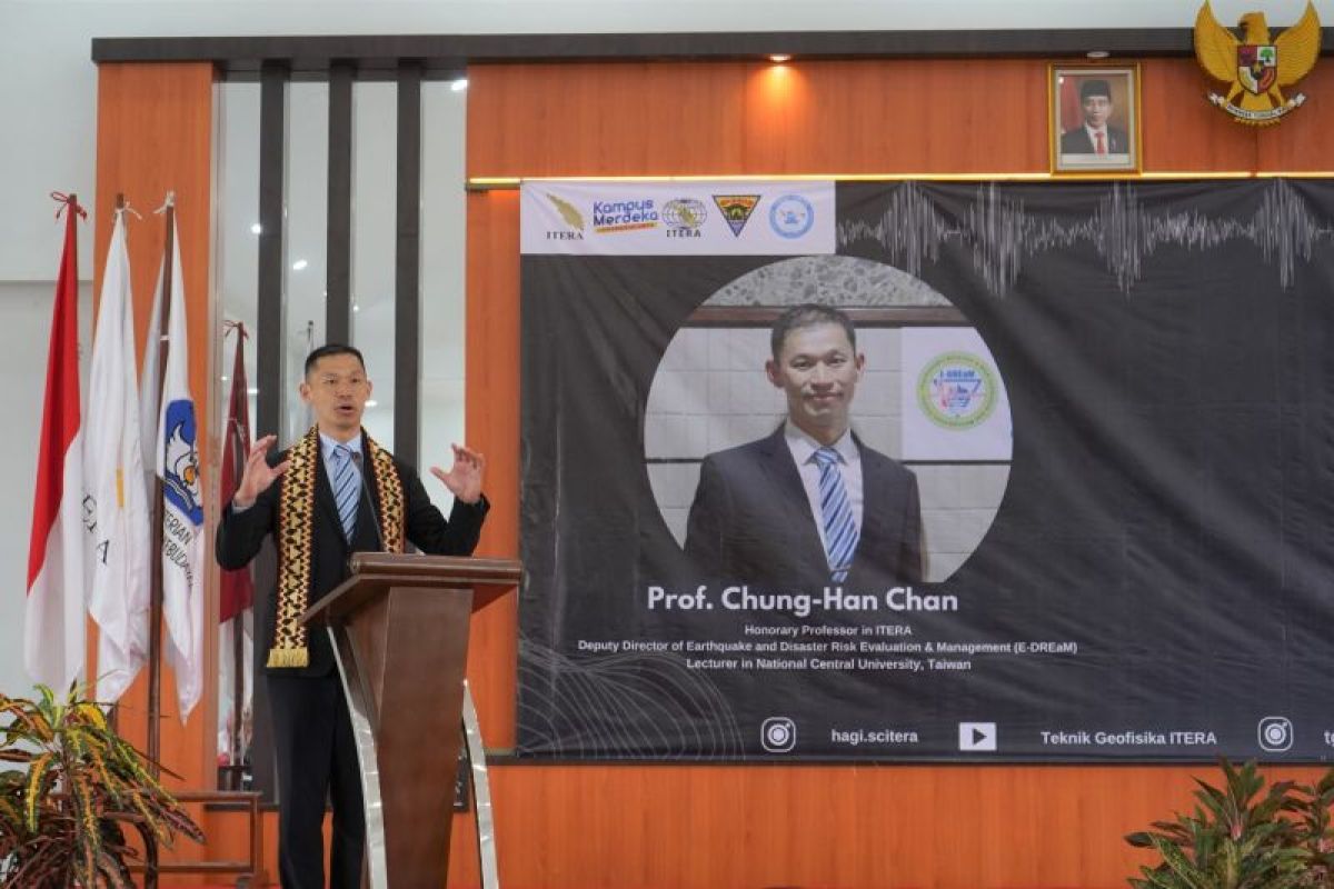 Itera bahas kegempaan dengan pakar National Central University Taiwan