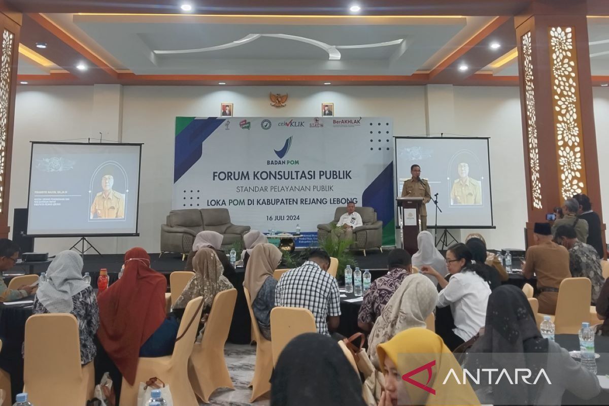 Pemkab Rejang Lebong dukung fungsi pengawasan obat dan makanan