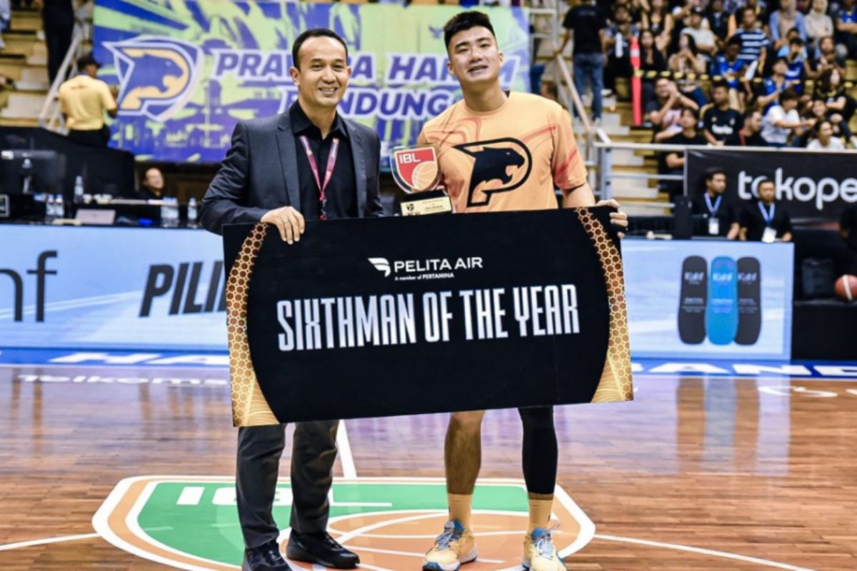 Hans Abraham raih gelar Sixth Man of The Year 2024