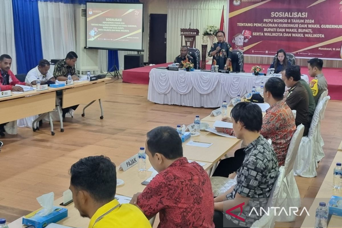 KPU Manokwari paparkan syarat pencalonan pada Pilkada 2024