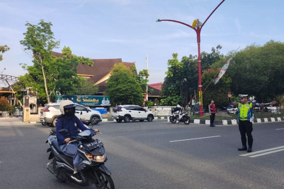 Polres Palangka Raya Operasi Patuh sasar pengendara di bawah umur