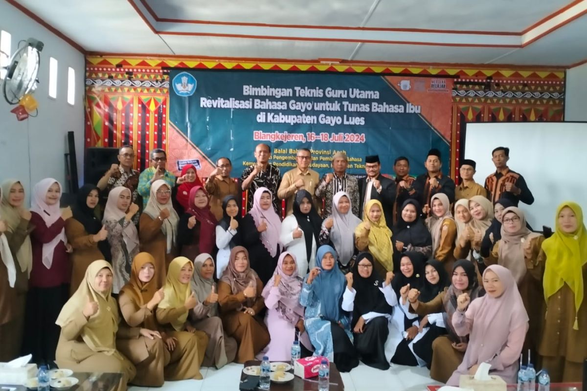 Balai Bahasa Aceh bimbing 50 guru revitalisasi bahasa Gayo