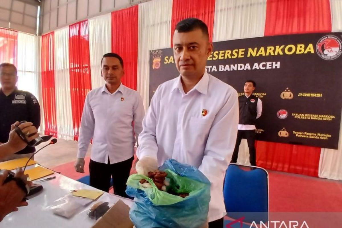 Polresta tangkap penyelundup sabu-sabu dalam kotak asam sunti di Bandara SIM