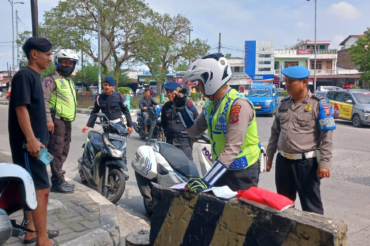 Polda Sumut intensifkan  penindakan pelanggaran lalu lintas