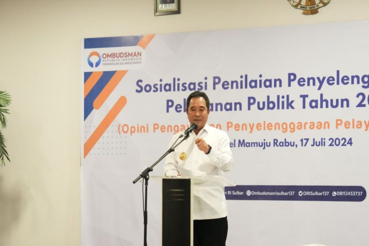 Penjabat Gubernur Sulbar perkuat peran Ombudsman optimalkan layanan publik