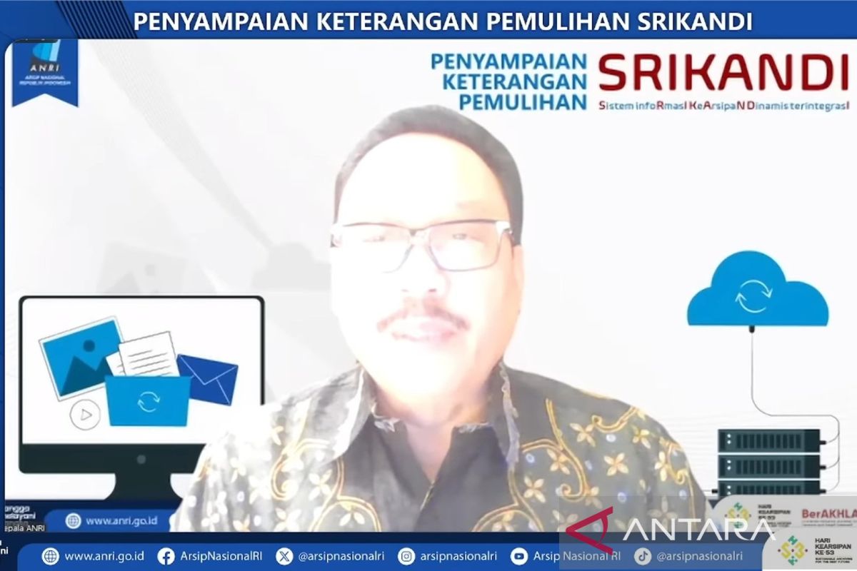 ANRI: Srikandi telah dipulihkan, jadi pembelajaran tata kelola arsip