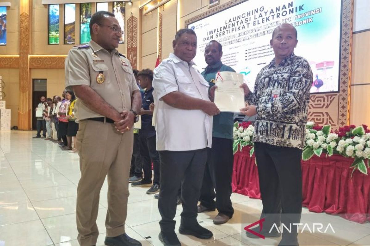 BPN Papua Barat resmi terapkan sistem layanan digitalisasi