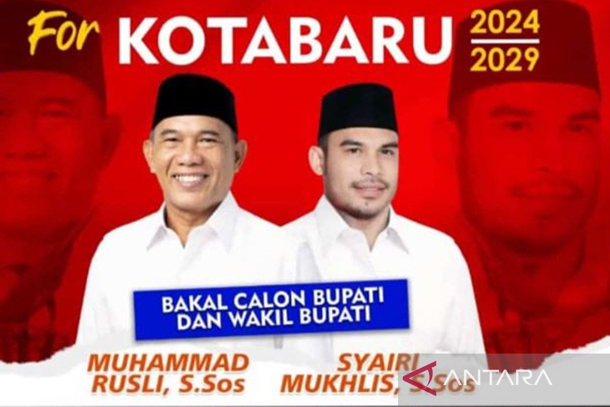 Syairi Mukhlis dampingi H Rusli di Pilbup Kotabaru 2024