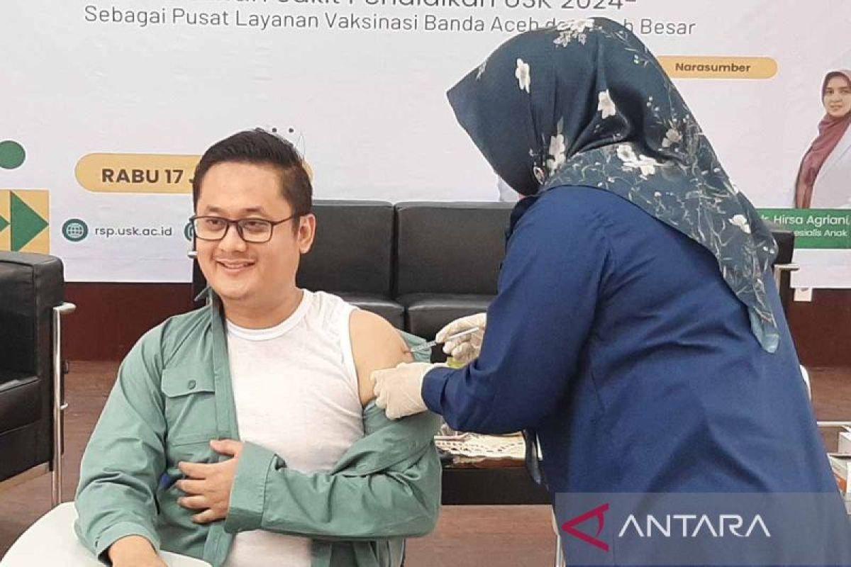 RSP USK jadi pusat layanan vaksinasi hepatitis di Aceh