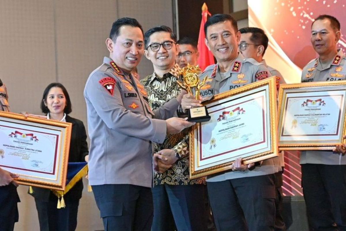 Polda Jambi raih penghargaan terbaik Kompolnas Award 2024