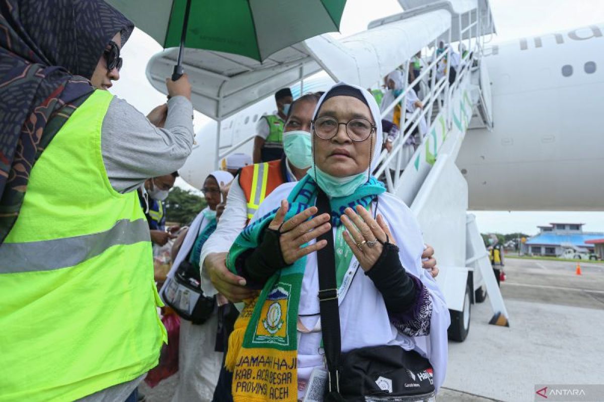 PPIH: Delapan kloter haji Aceh telah kembali ke Tanah Air, sisa empat