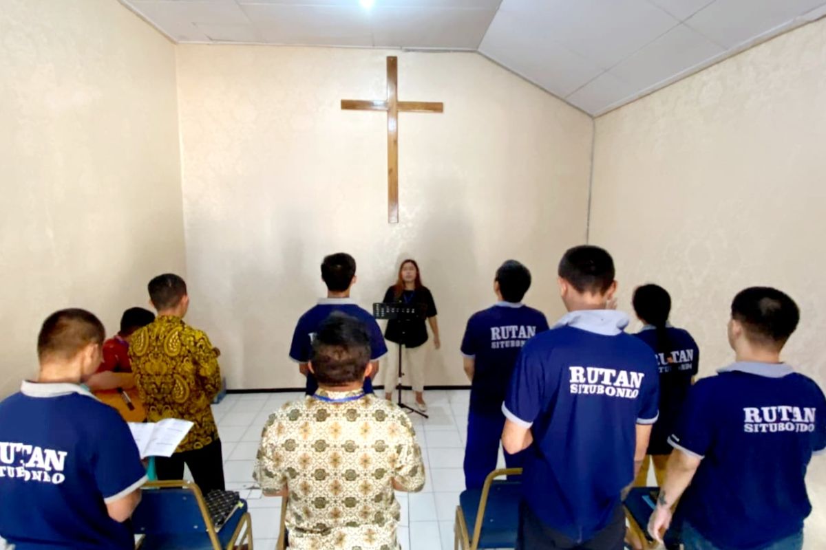 Rutan Situbondo bangun gereja untuk warga binaan Nasrani