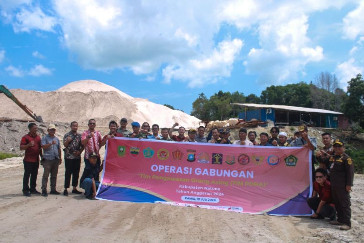 Timpora Natuna-Kepri lakukan operasi gabungan ke perusahaan tambang