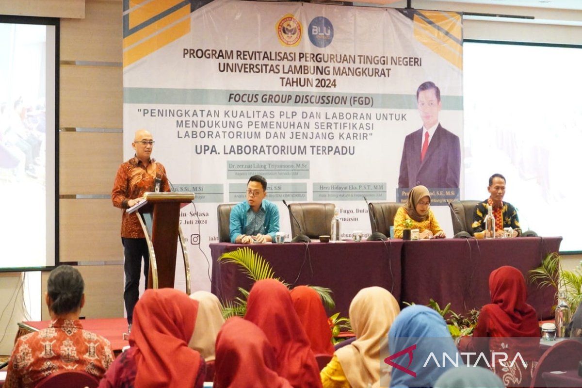 ULM tingkatkan kualitas laboran dukung percepatan revitalisasi laboratorium